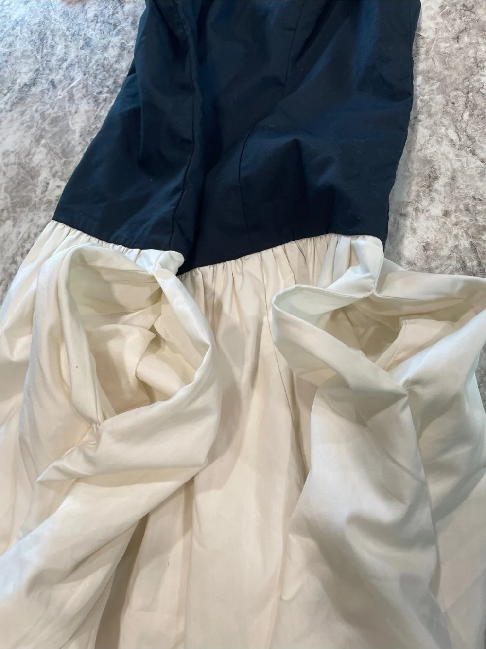 Abercrombie & Fitch Contrast Bodice Maxi Dress size medium NWT